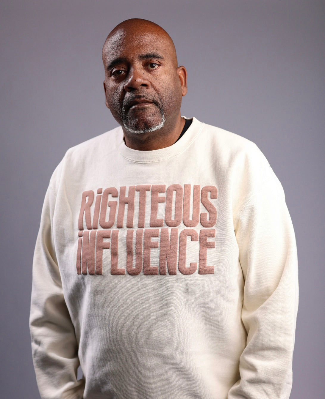 RIGHTEOUS INFLUENCE bone body with camel letters